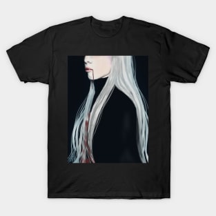 White Hair Vampire T-Shirt